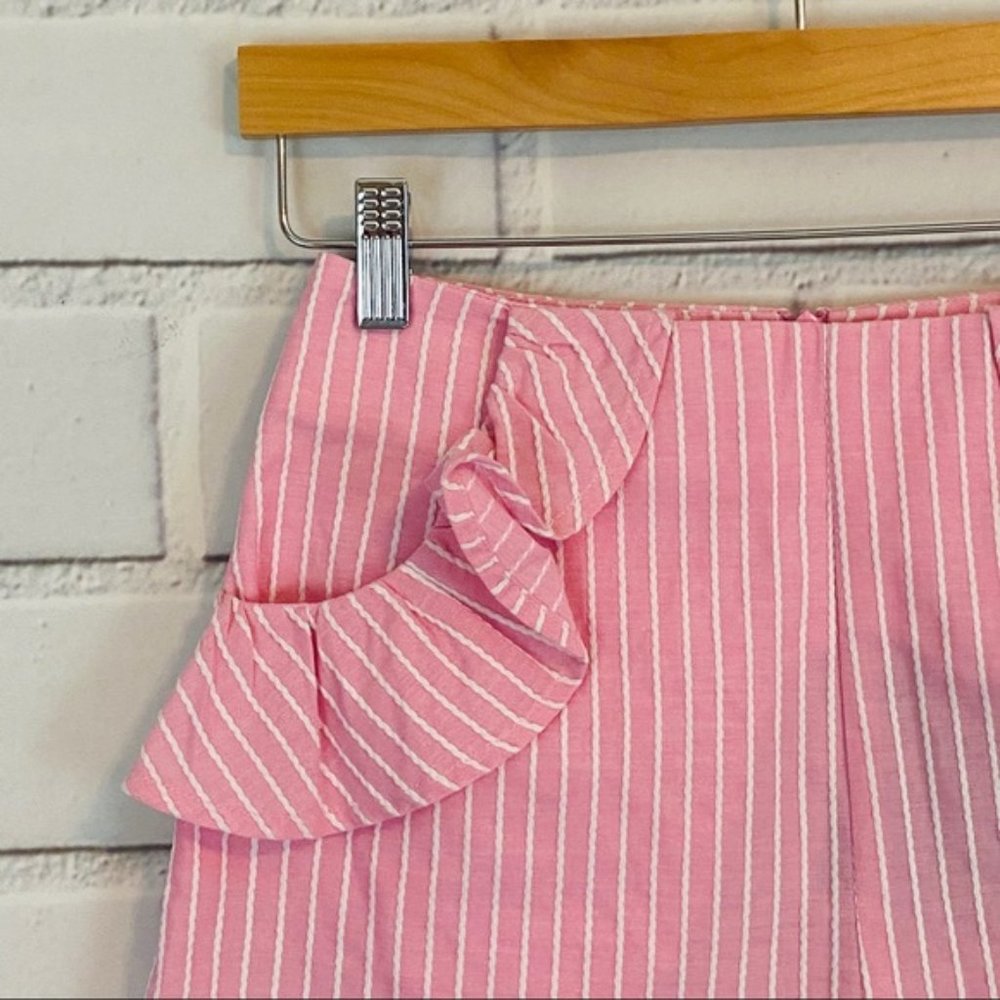 The Fifth Label Parcel Striped Ruffle Shorts - Picture 4 of 8